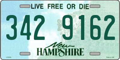 NH license plate 3429162