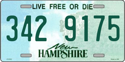 NH license plate 3429175