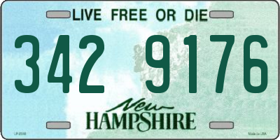 NH license plate 3429176