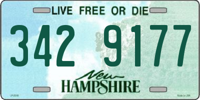 NH license plate 3429177