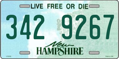 NH license plate 3429267