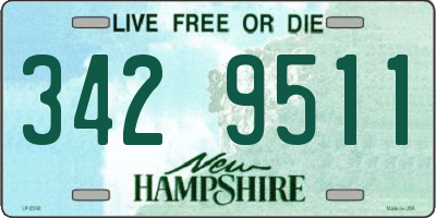 NH license plate 3429511