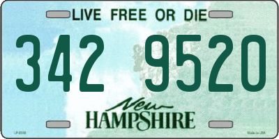 NH license plate 3429520