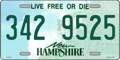 NH license plate 3429525