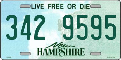 NH license plate 3429595