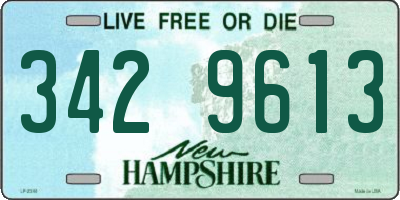 NH license plate 3429613