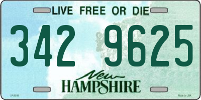 NH license plate 3429625