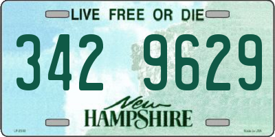 NH license plate 3429629