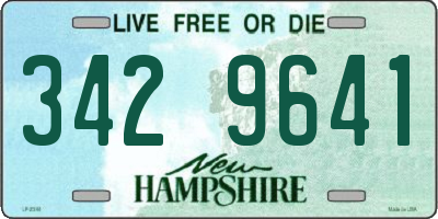 NH license plate 3429641