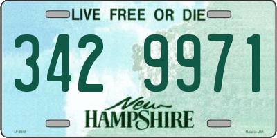 NH license plate 3429971