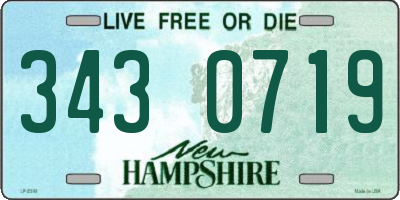 NH license plate 3430719