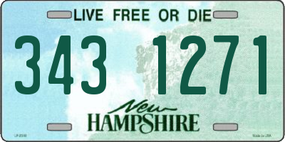 NH license plate 3431271