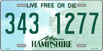 NH license plate 3431277