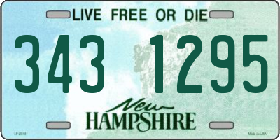 NH license plate 3431295