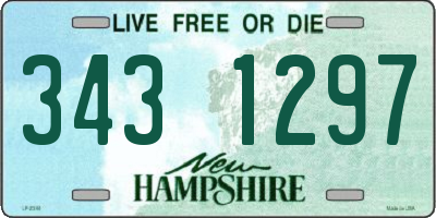 NH license plate 3431297