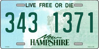 NH license plate 3431371
