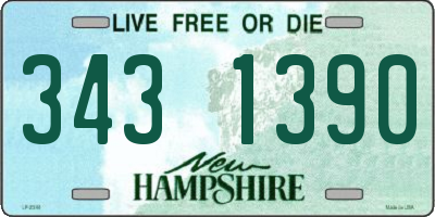 NH license plate 3431390