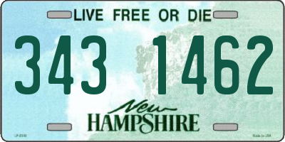 NH license plate 3431462
