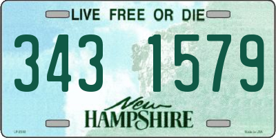 NH license plate 3431579