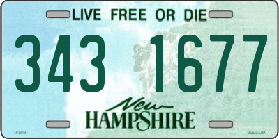 NH license plate 3431677
