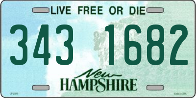 NH license plate 3431682