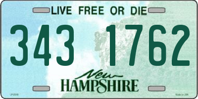 NH license plate 3431762