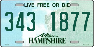 NH license plate 3431877