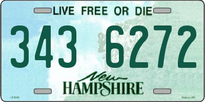 NH license plate 3436272