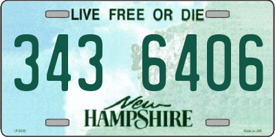 NH license plate 3436406