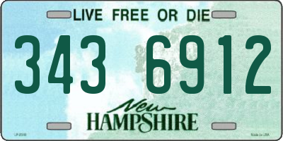 NH license plate 3436912