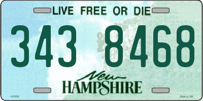 NH license plate 3438468