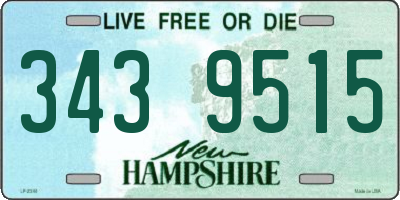NH license plate 3439515