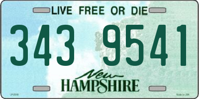 NH license plate 3439541