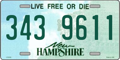 NH license plate 3439611