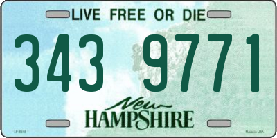NH license plate 3439771