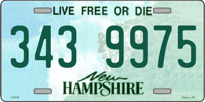 NH license plate 3439975