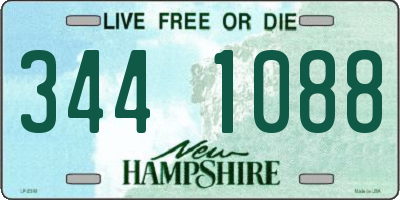 NH license plate 3441088