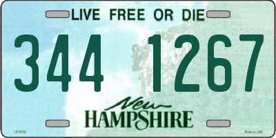 NH license plate 3441267