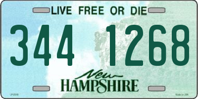 NH license plate 3441268