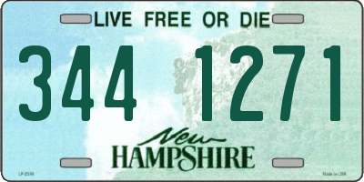NH license plate 3441271