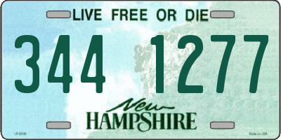 NH license plate 3441277