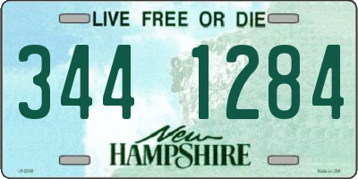 NH license plate 3441284