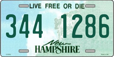 NH license plate 3441286