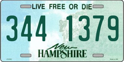 NH license plate 3441379