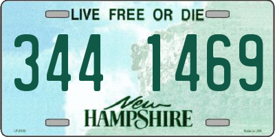 NH license plate 3441469