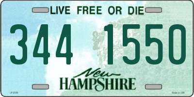 NH license plate 3441550