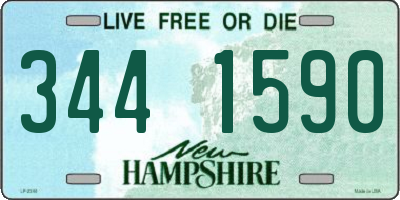 NH license plate 3441590