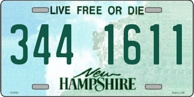 NH license plate 3441611