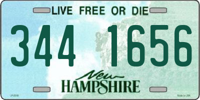 NH license plate 3441656