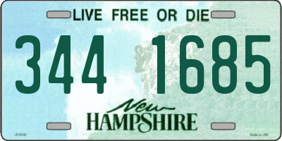 NH license plate 3441685